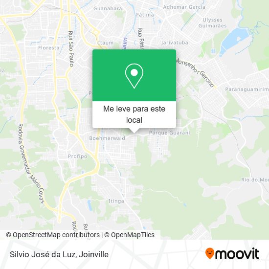 Silvio José da Luz mapa