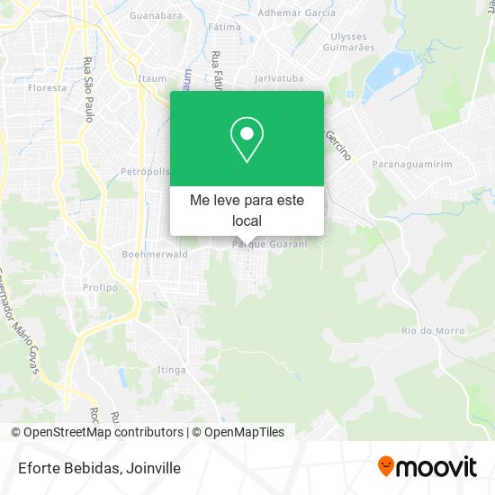 Eforte Bebidas mapa