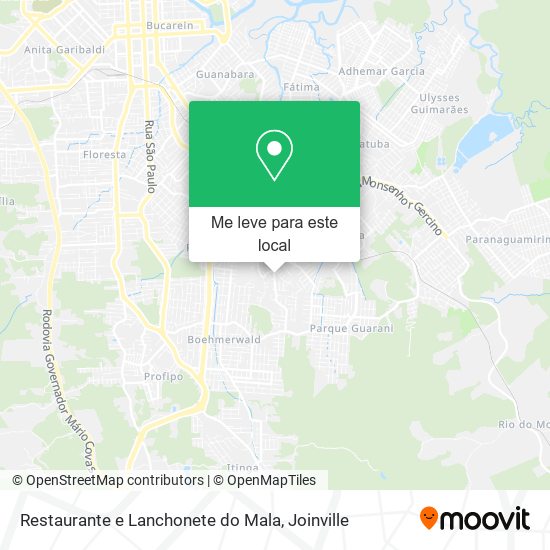 Restaurante e Lanchonete do Mala mapa