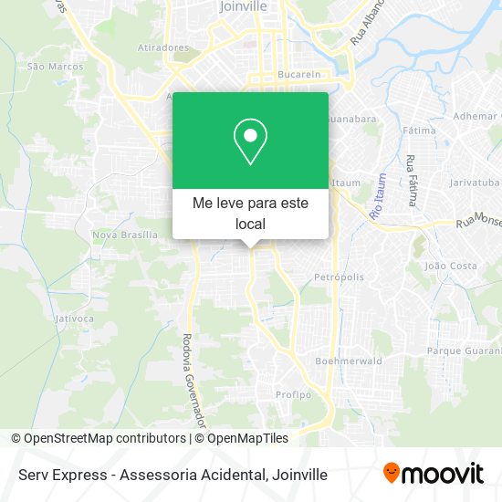 Serv Express - Assessoria Acidental mapa