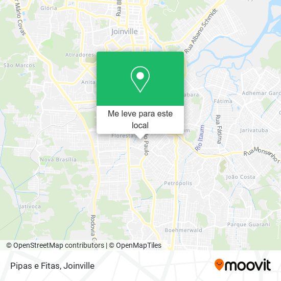 Pipas e Fitas mapa