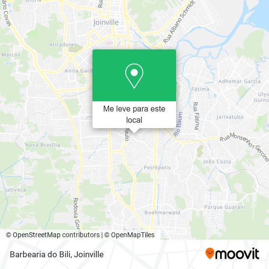 Barbearia do Bili mapa