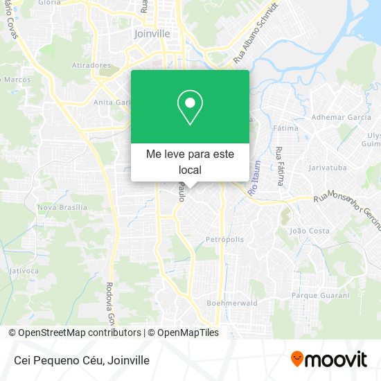 Cei Pequeno Céu mapa