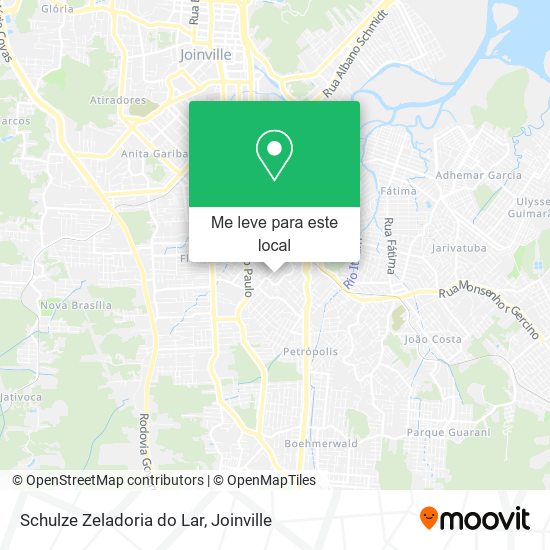 Schulze Zeladoria do Lar mapa