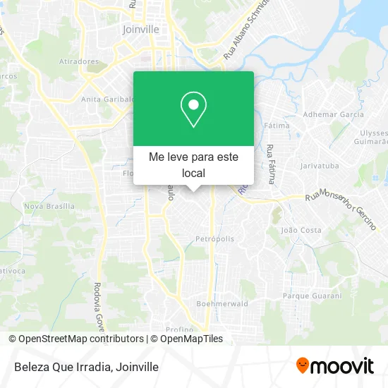 Beleza Que Irradia mapa