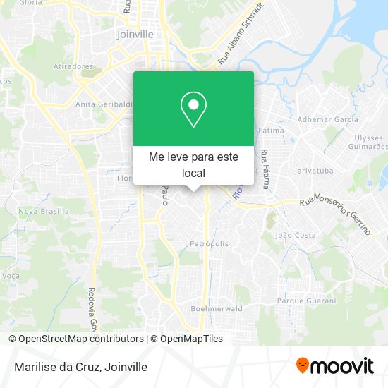 Marilise da Cruz mapa