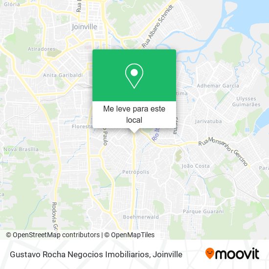 Gustavo Rocha Negocios Imobiliarios mapa
