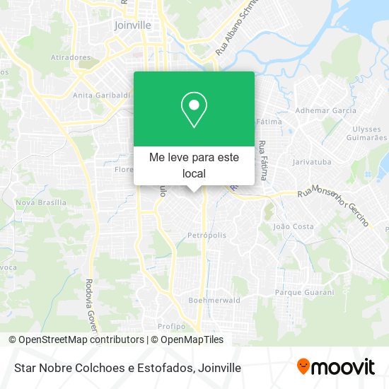 Star Nobre Colchoes e Estofados mapa
