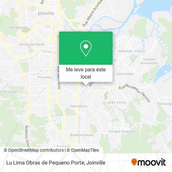 Lu Lima Obras de Pequeno Porte mapa