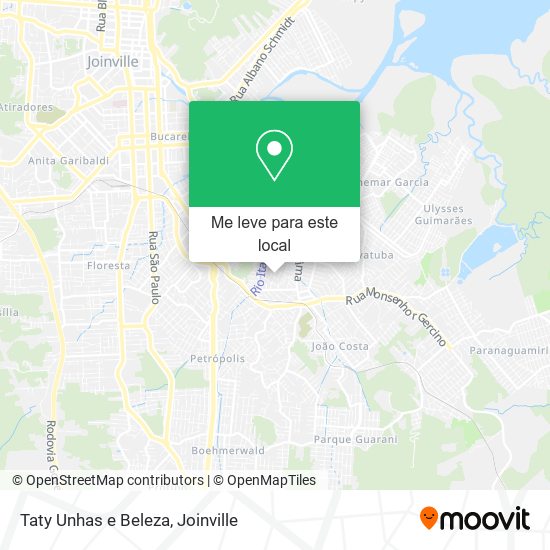 Taty Unhas e Beleza mapa