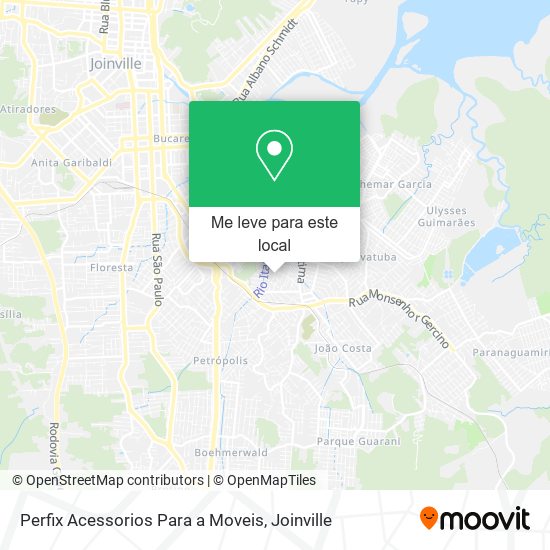 Perfix Acessorios Para a Moveis mapa