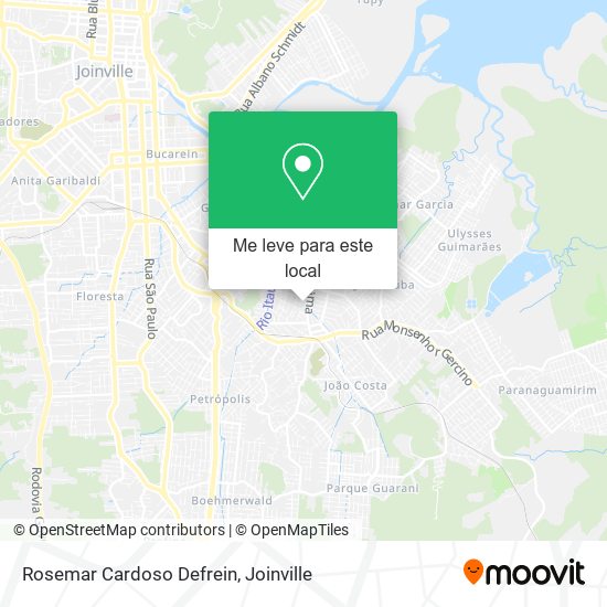 Rosemar Cardoso Defrein mapa