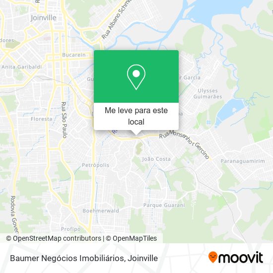 Baumer Negócios Imobiliários mapa