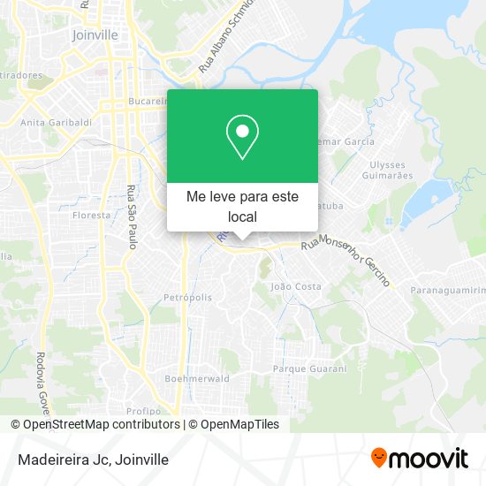 Madeireira Jc mapa