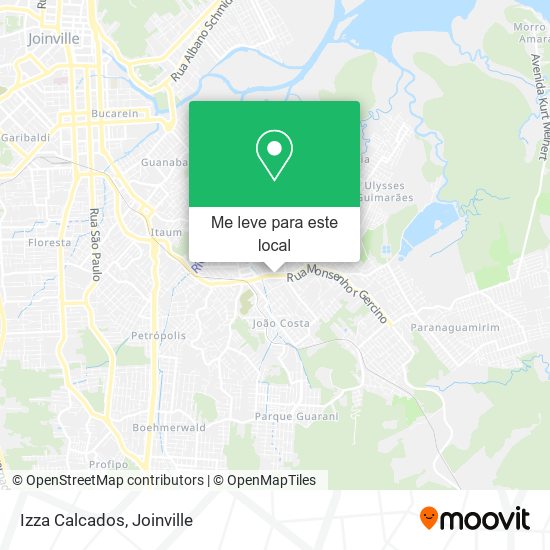 Izza Calcados mapa