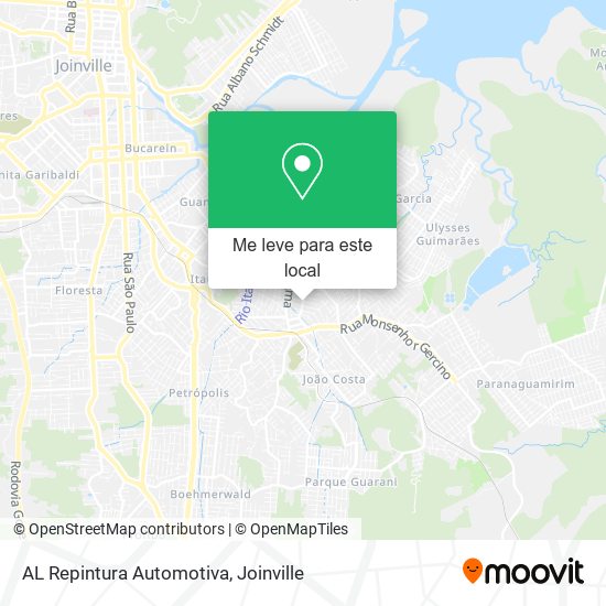 AL Repintura Automotiva mapa