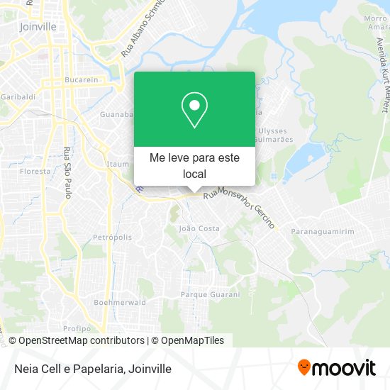 Neia Cell e Papelaria mapa