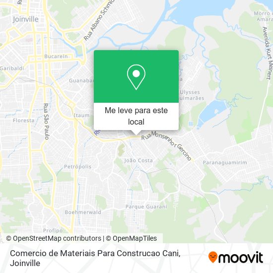 Comercio de Materiais Para Construcao Cani mapa