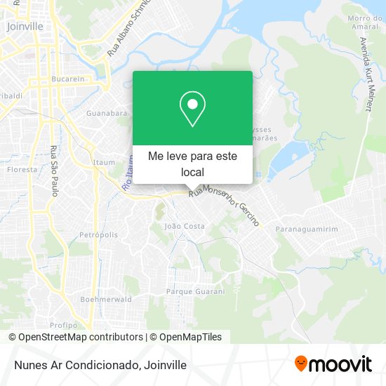 Nunes Ar Condicionado mapa