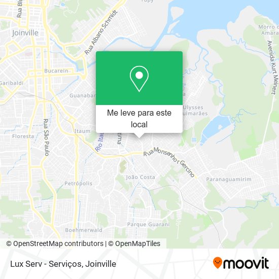 Lux Serv - Serviços mapa