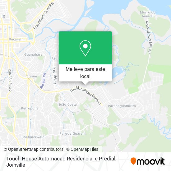 Touch House Automacao Residencial e Predial mapa