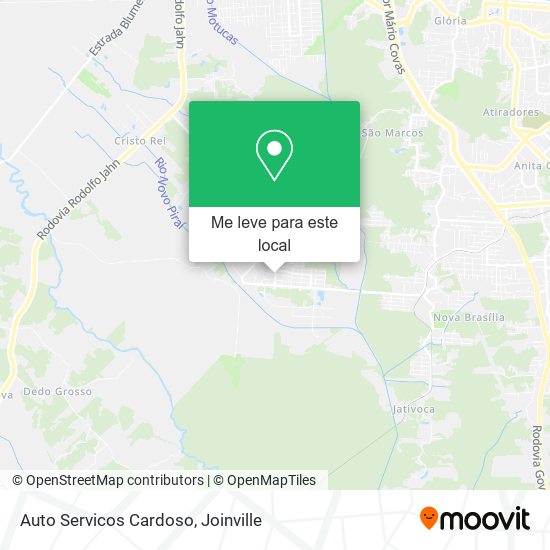 Auto Servicos Cardoso mapa