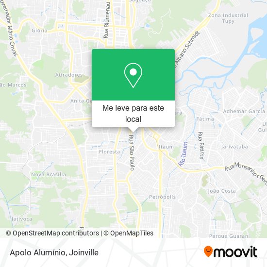 Apolo Alumínio mapa