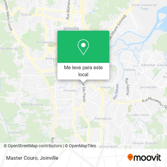 Master Couro mapa