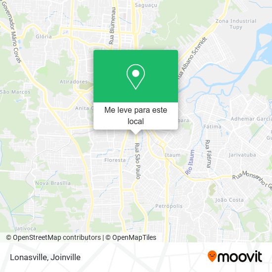 Lonasville mapa