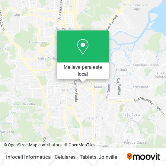 Infocell Informatica - Celulares - Tablets mapa