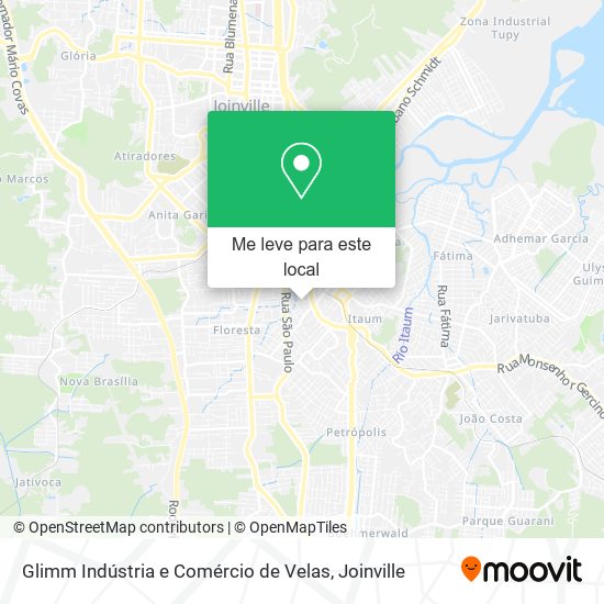 Glimm Indústria e Comércio de Velas mapa