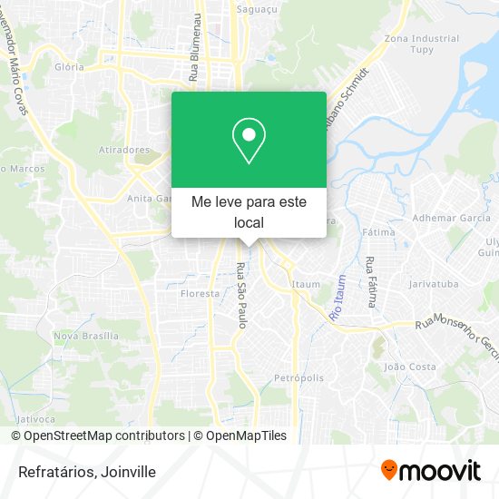 Refratários mapa