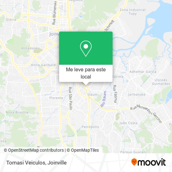 Tomasi Veiculos mapa