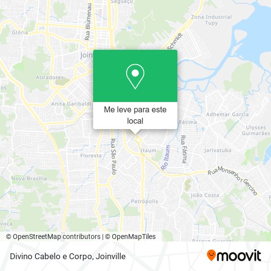 Divino Cabelo e Corpo mapa