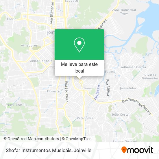 Shofar Instrumentos Musicais mapa