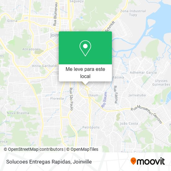 Solucoes Entregas Rapidas mapa