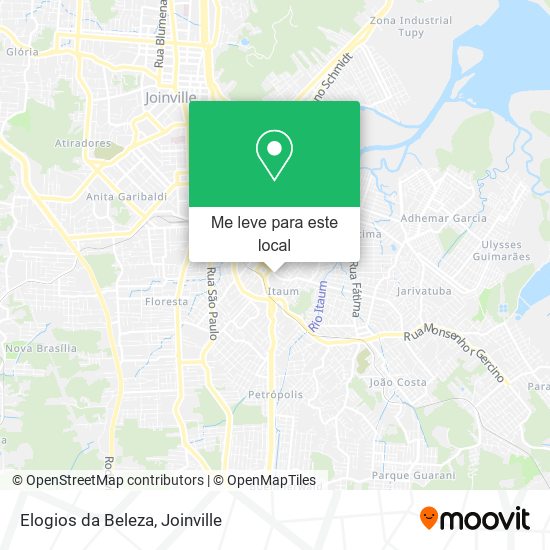 Elogios da Beleza mapa