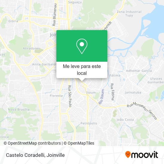 Castelo Coradelli mapa