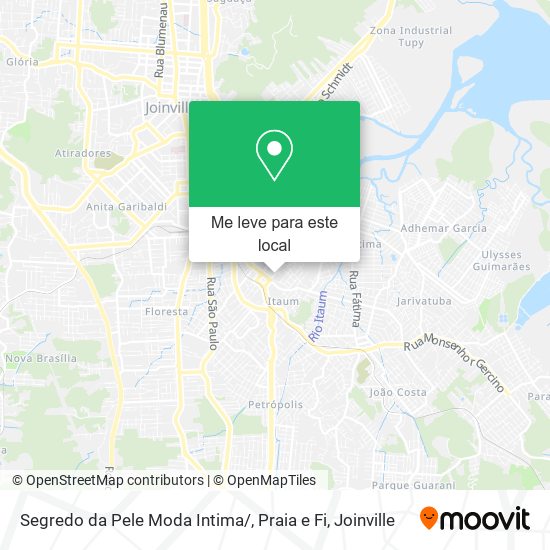 Segredo da Pele Moda Intima / , Praia e Fi mapa