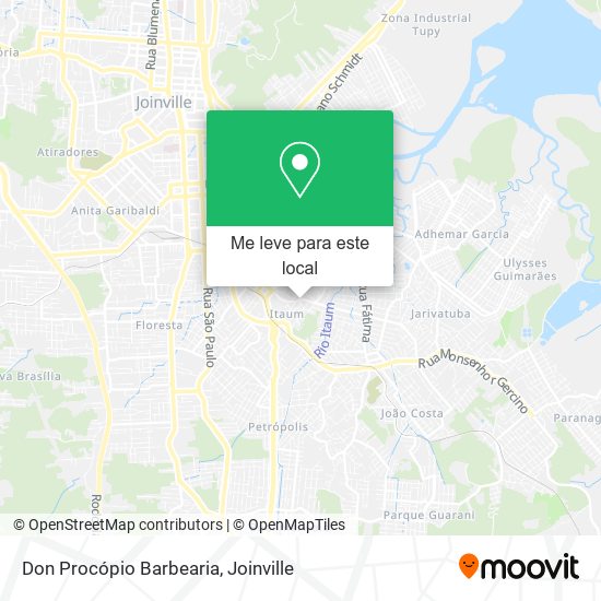 Don Procópio Barbearia mapa