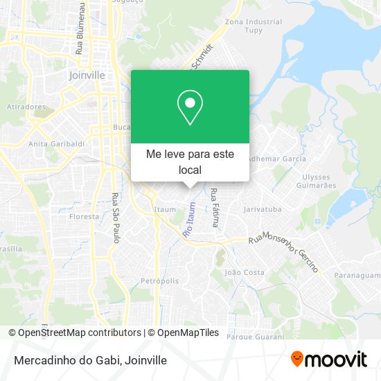 Mercadinho do Gabi mapa