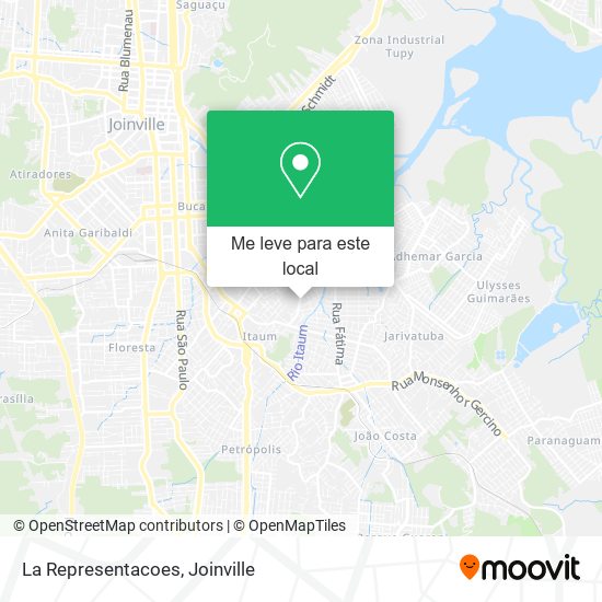 La Representacoes mapa