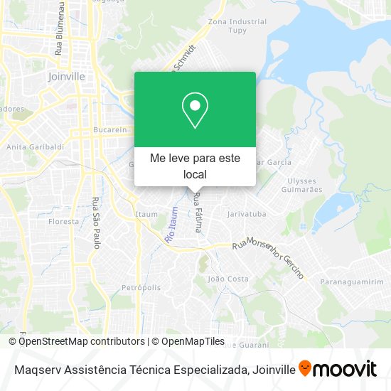 Maqserv Assistência Técnica Especializada mapa
