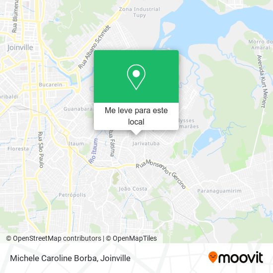 Michele Caroline Borba mapa