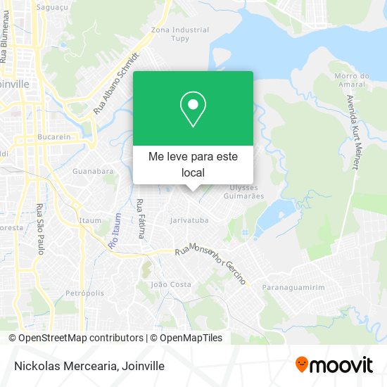 Nickolas Mercearia mapa
