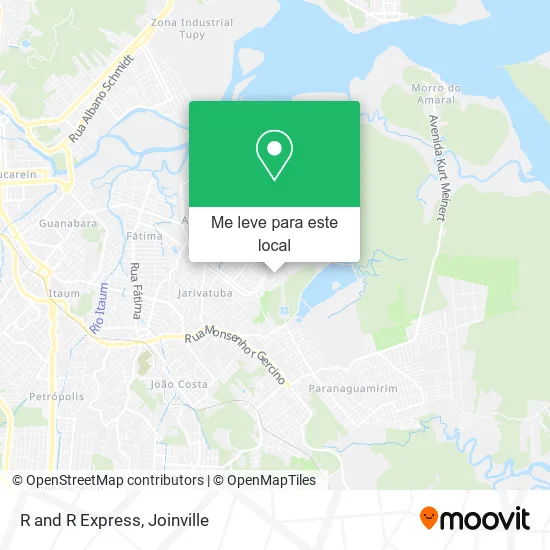 R and R Express mapa