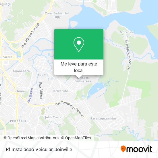 Rf Instalacao Veicular mapa