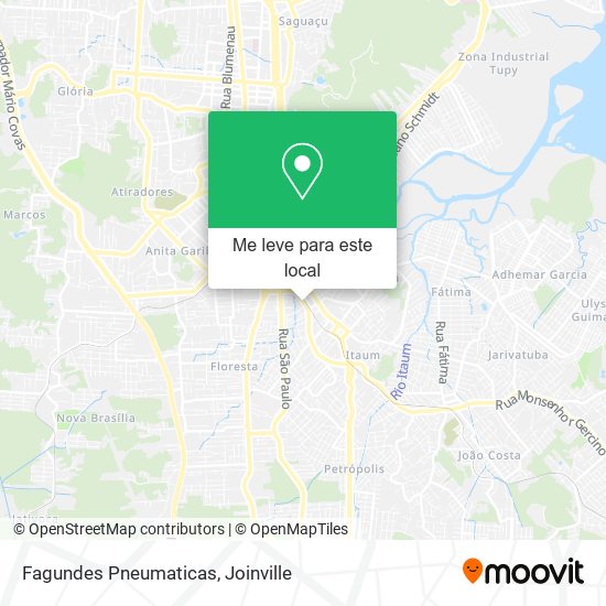 Fagundes Pneumaticas mapa