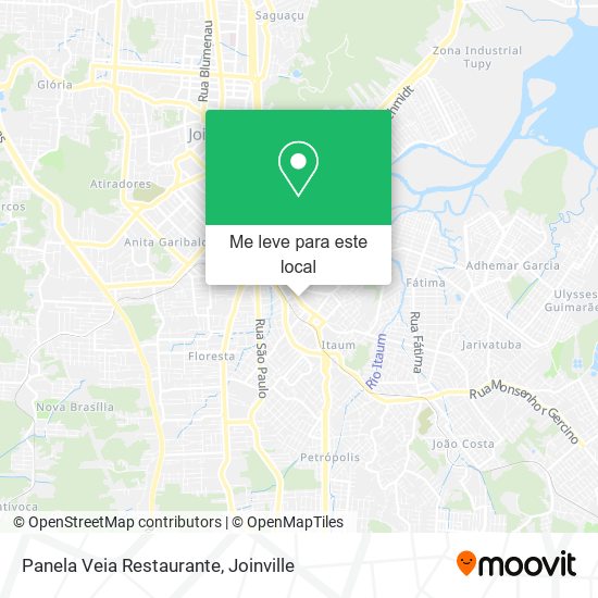 Panela Veia Restaurante mapa