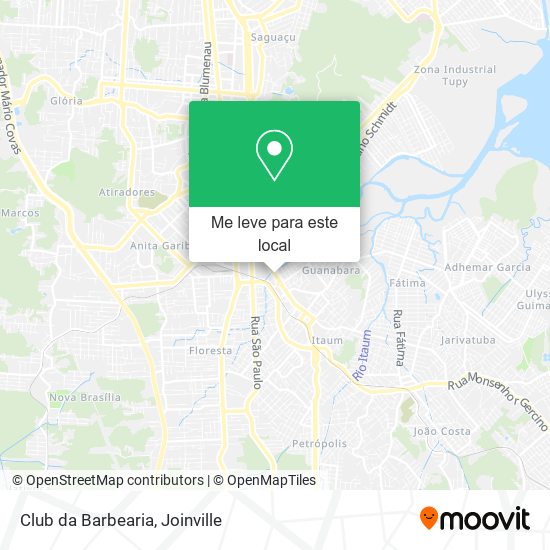 Club da Barbearia mapa